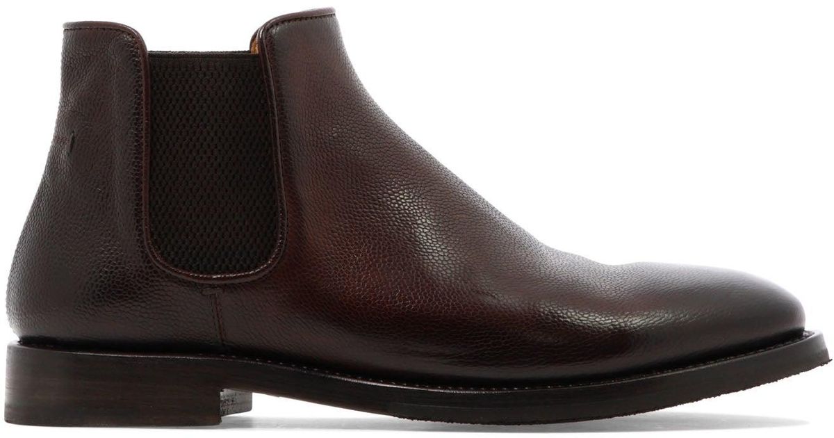 Alberto Fasciani Ethan Ankle Boots in Brown for Men | Lyst
