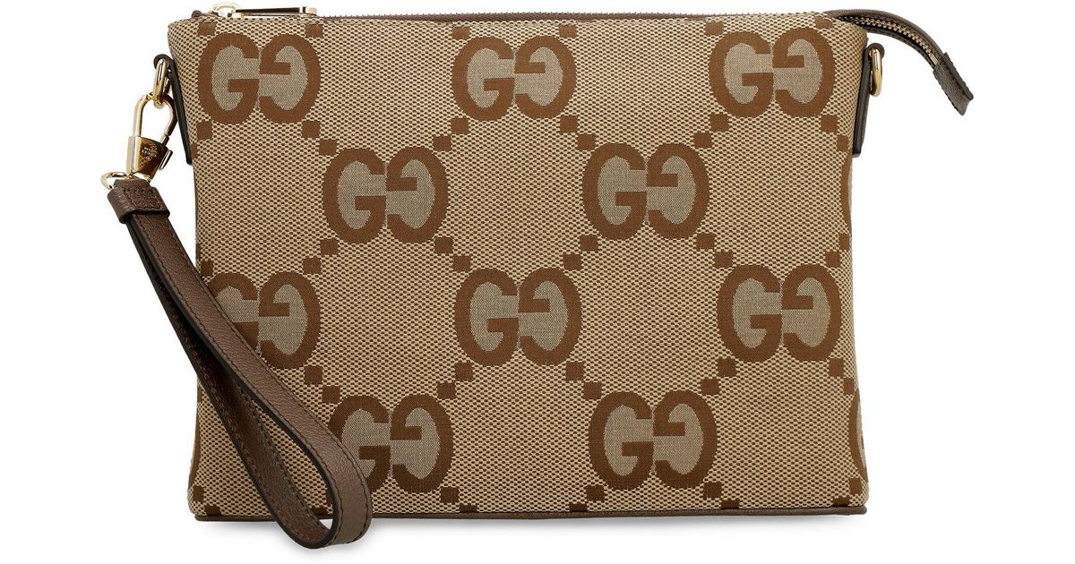 Gucci Jumbo GG Fabric Shoulderbag for Men Lyst