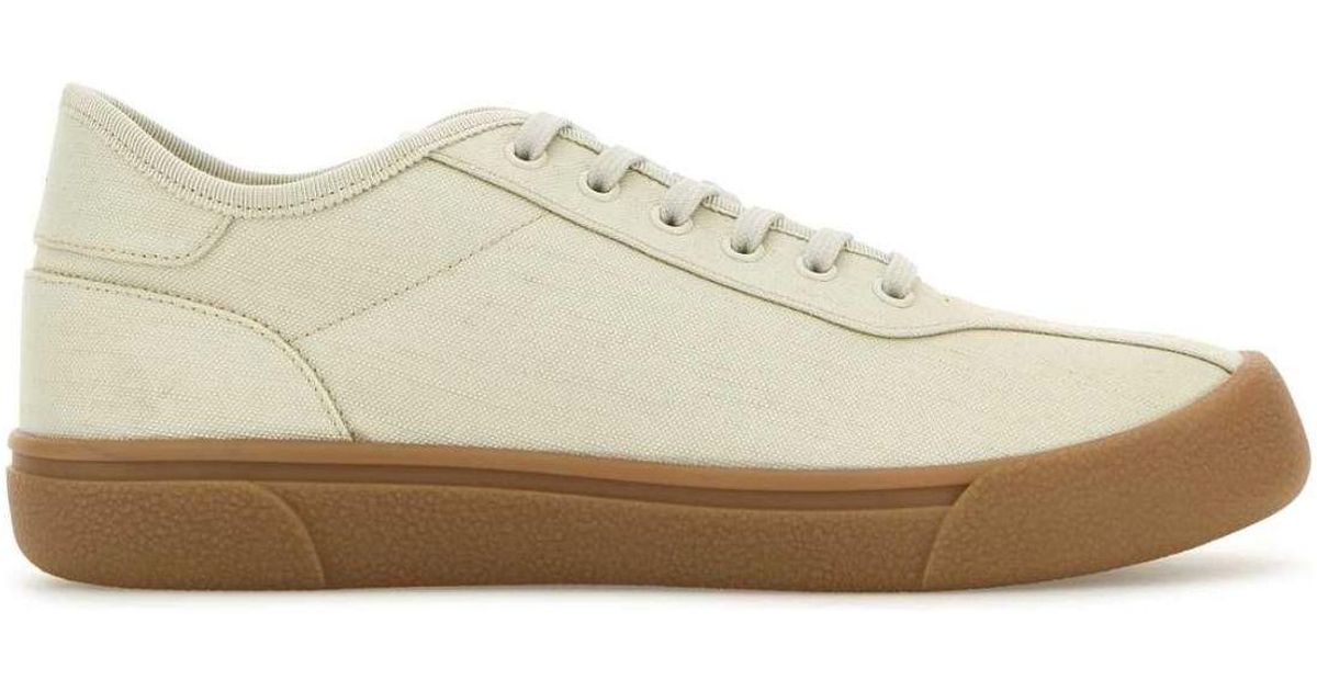 The Row Sand Canvas Sneakers in Natural | Lyst