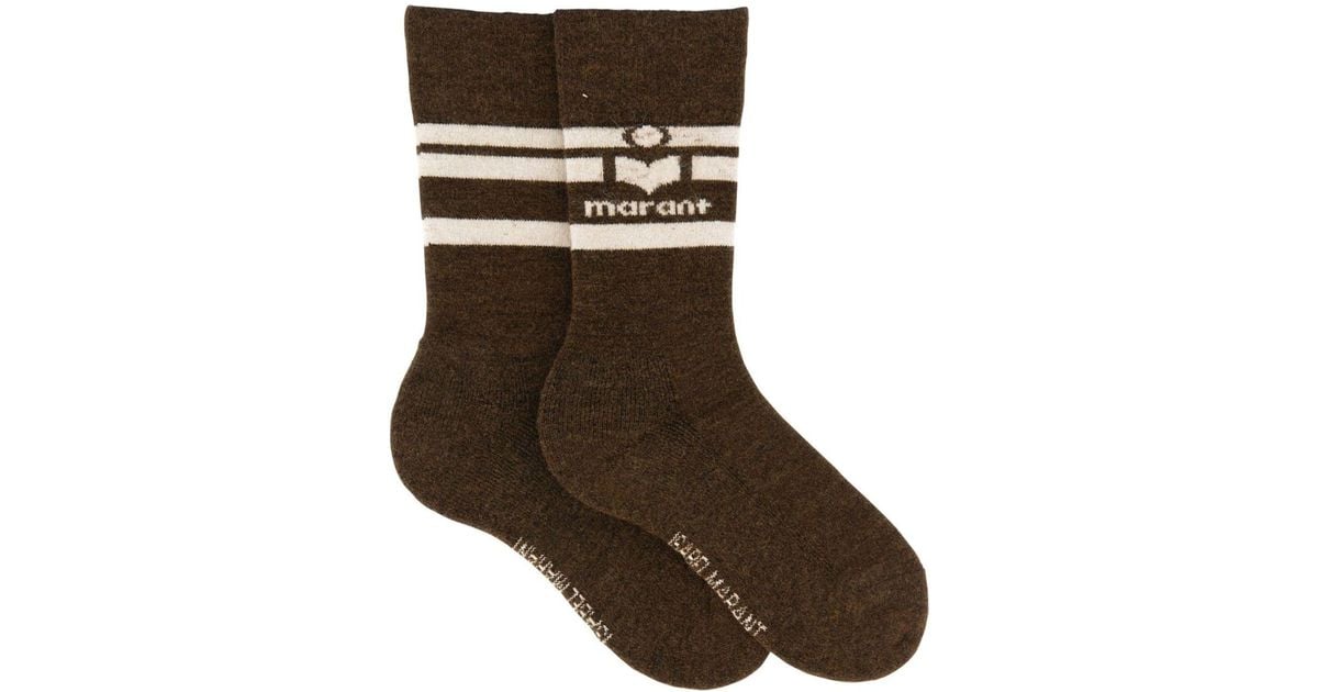タイツ・ソックス Isabel Marant Viby Socks. Isabel Marant Viby Socks in Brown | Lyst