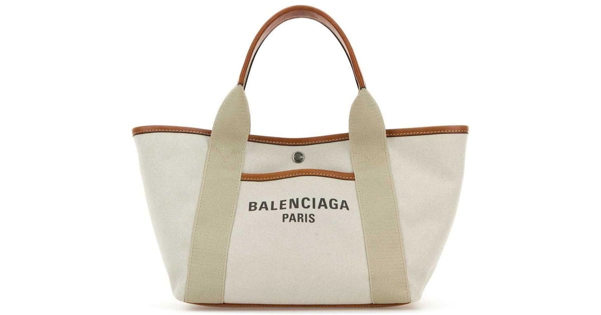 トートバッグ BALENCIAGA Sand Canvas Small Biarritz Shopping Bag Balenciaga Biarritz Shopping Bag | italist