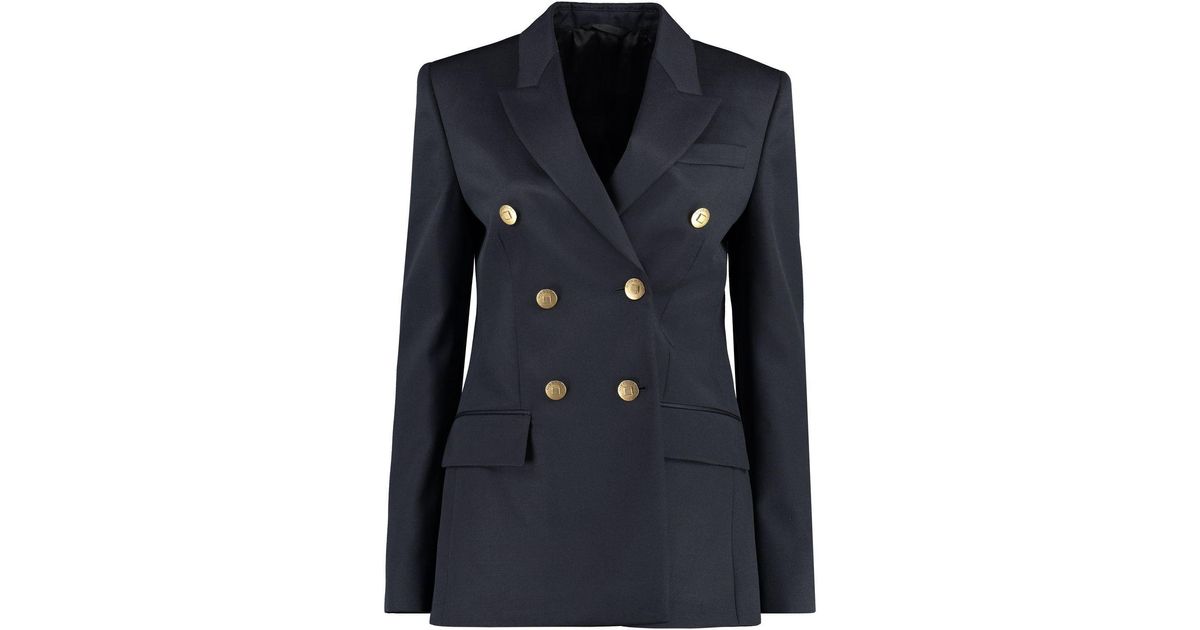ジャケット GIVENCHY Midnight Blue Wool Blend Blazer Givenchy Midnight Wool Blend Blazer in Blue | Lyst