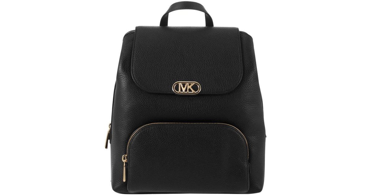 Michael Kors Kensington - Grained Leather Backpack in Black | Lyst