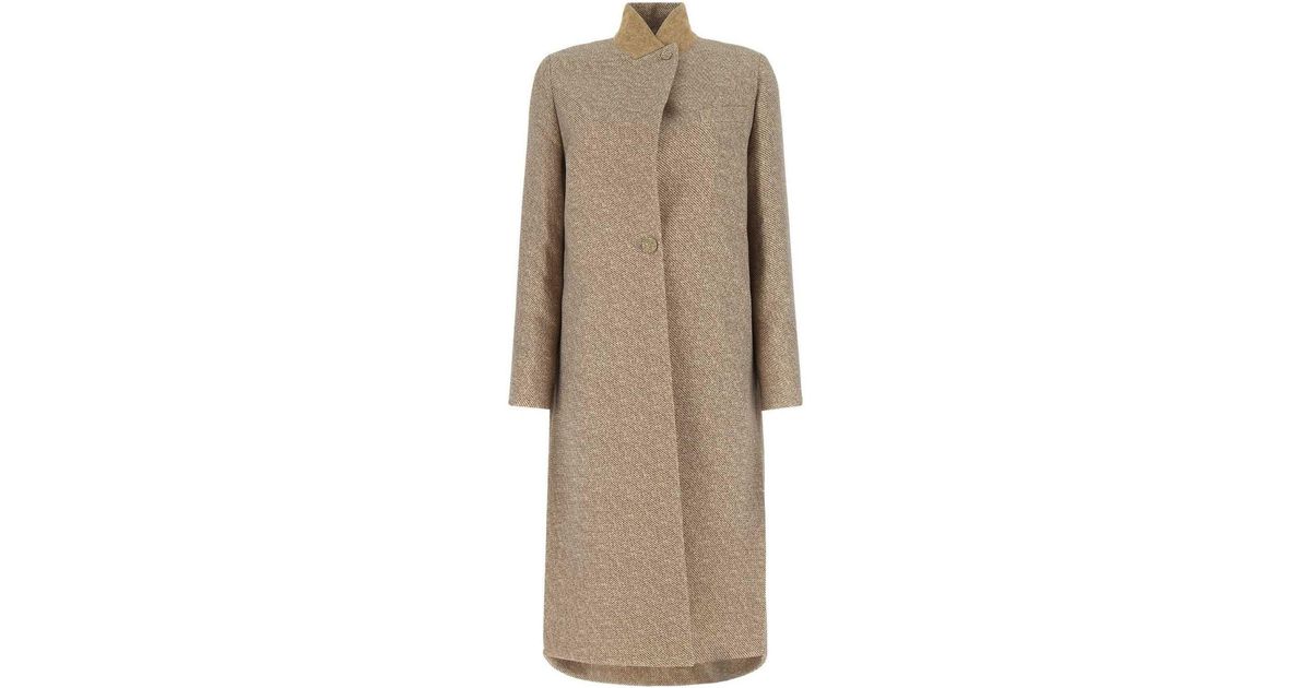 コート Fendi Embroidered wool blend coat Fendi Wool blend embroidered coat | The Fashion Square