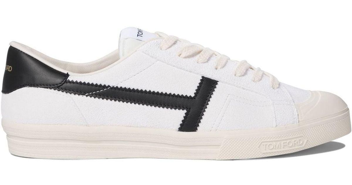 スニーカー Tom Ford Sneakers & Slip-On White Tom Ford Sneakers & Slip-On in White for Men | Lyst