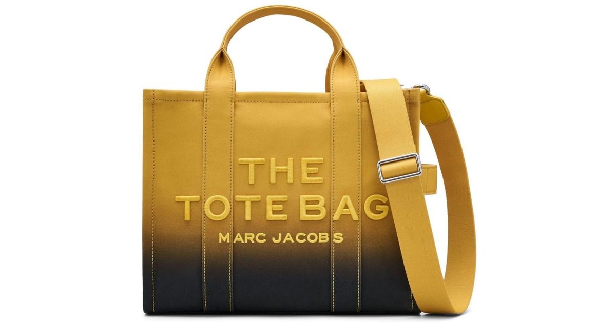 The Ombre Coated Canvas Medium Tote Bag di Marc Jacobs in Nero Lyst