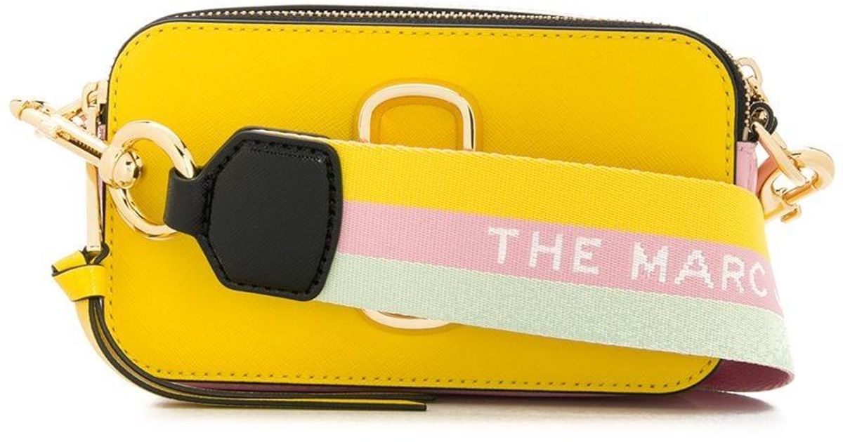Marc Jacobs Snapshot Small Camera Bag Plantain Multi in Yellow Lyst
