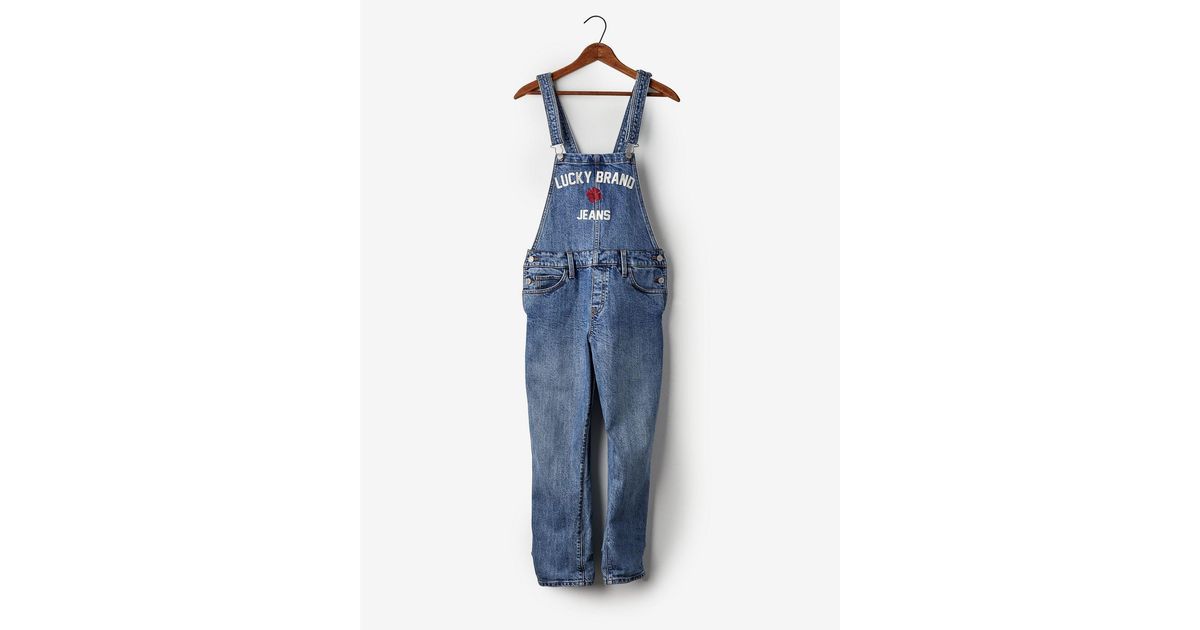 lucky brand denim overalls