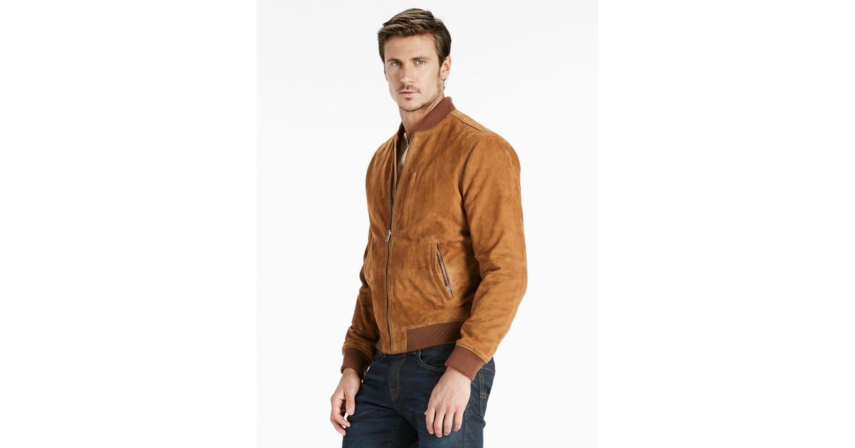 lucky brand mens suede jacket