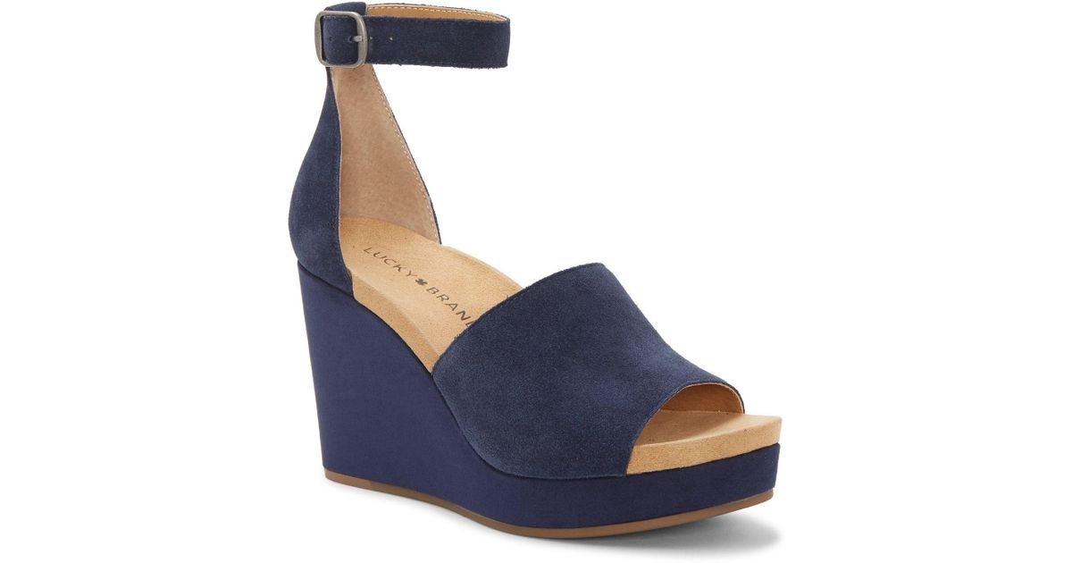 Lucky Brand Leather Yemisa Wedge in 