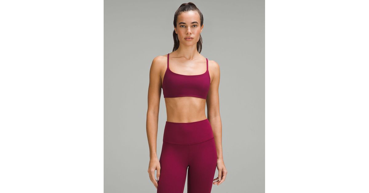 lululemon athletica Wunder Train Strappy Tank Top in Red