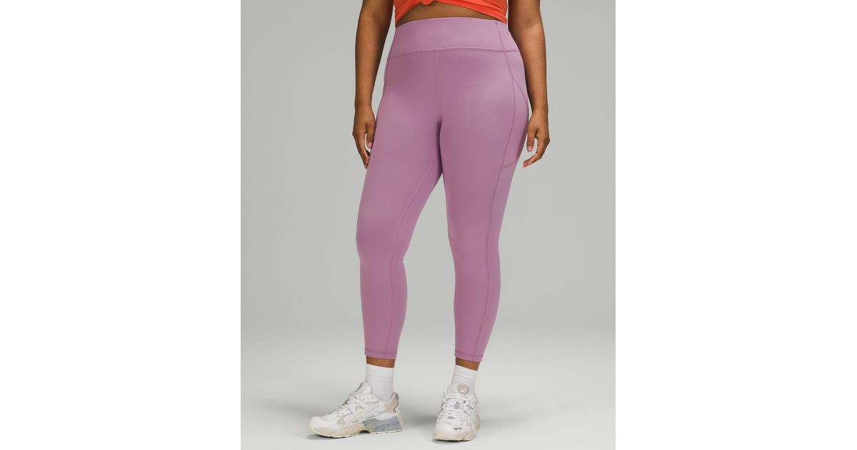 lululemon athletica Invigorate High-rise Tights 25 in Pink