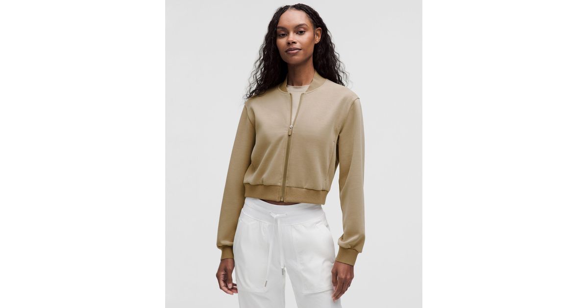lululemon – Softstreme Bomber Jacket – – in Natural | Lyst