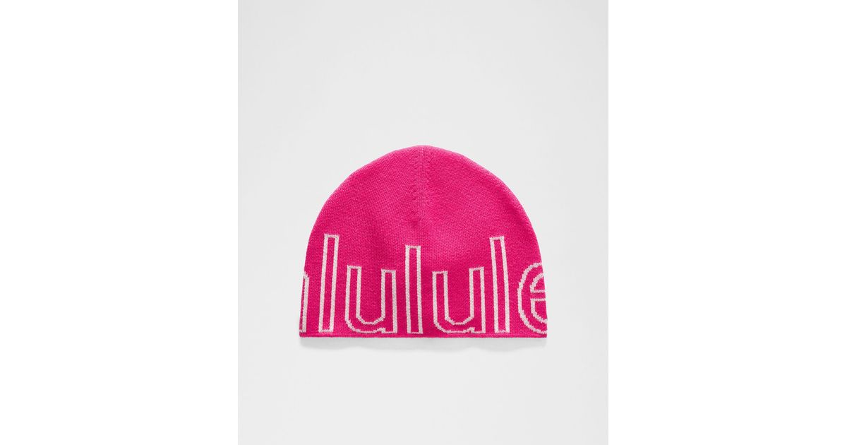 lululemon Wordmark Merino Wool Skull Beanie in Pink | Lyst display picture 2