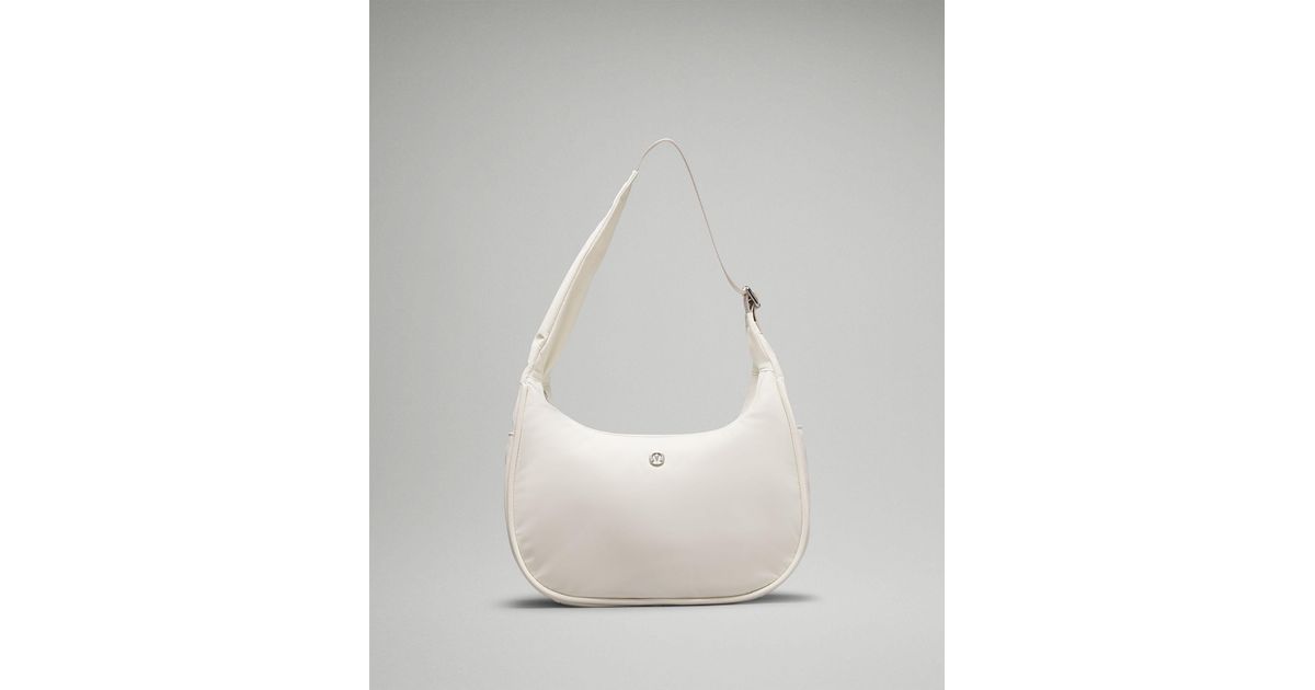 【lululemon】撥水ナイロン☆Mini Shoulder Bag 4L☆ショルダー Lululemon Mini Shoulder Bag 4L - White Opal - lulu fanatics