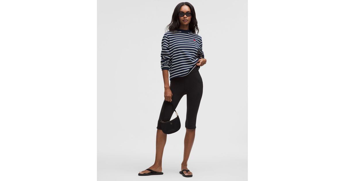 lululemon Groove High-Rise Notched-Hem Crop 15