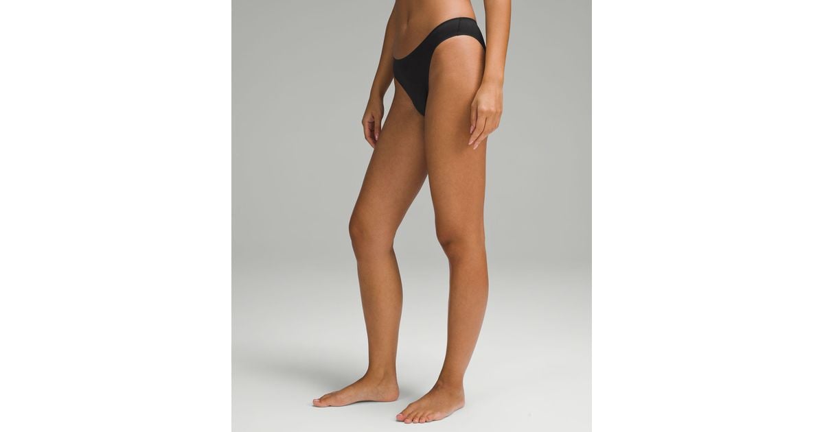 lululemon athletica Wundermost Ultra-soft Nulu Mid-rise Bikini Underwear in  Black