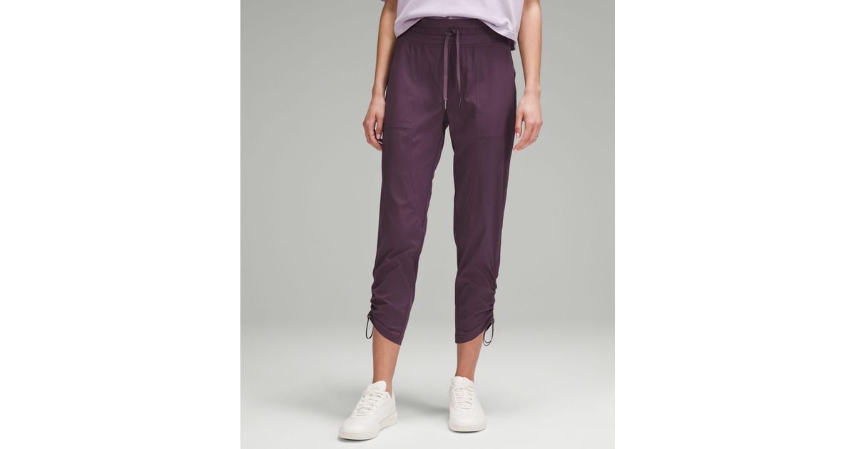 lululemon athletica Dance Studio Mid-rise Cropped Pants - Color Purple - Size  0