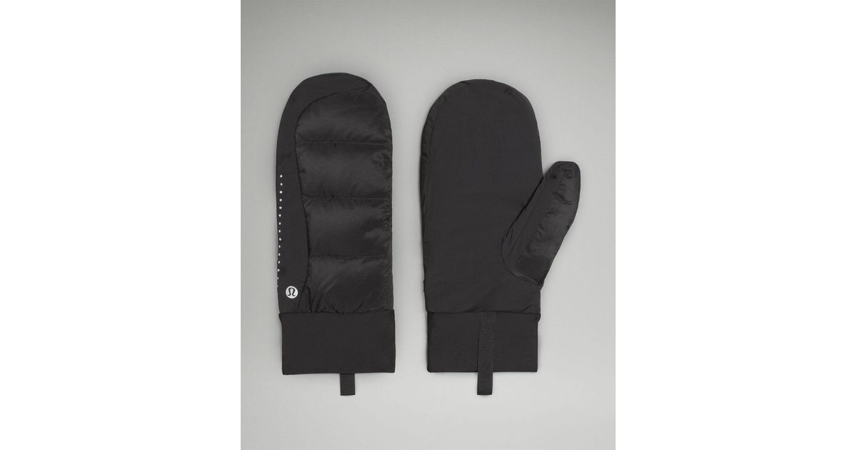 lululemon athletica Down For It All Mittens in Black