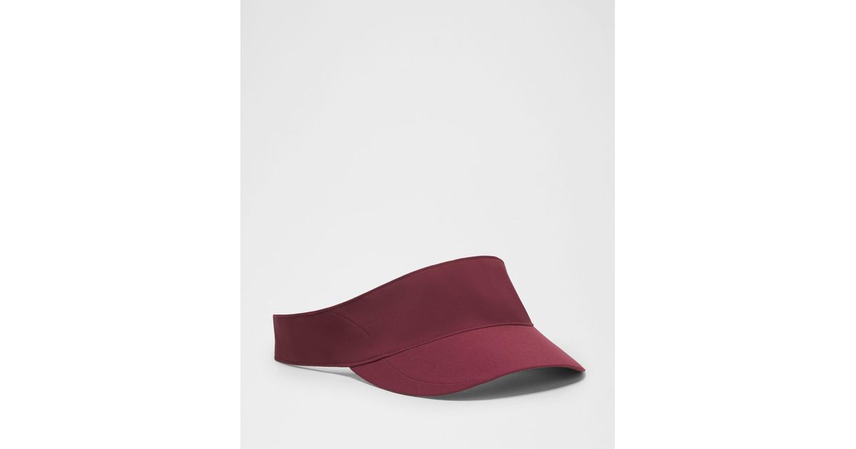 lululemon – Lightweight All-Sport Visor Hat – Color Burgundy/ – Size ...