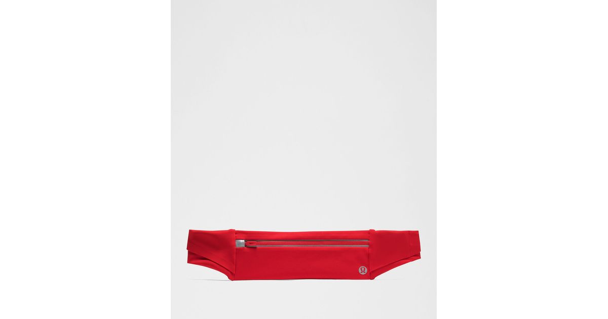 lululemon Fast And Free Running Belt in Red | Lyst