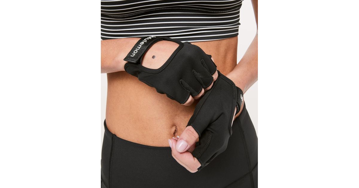 lululemon athletica Uplift Training Gloves in Black Lyst