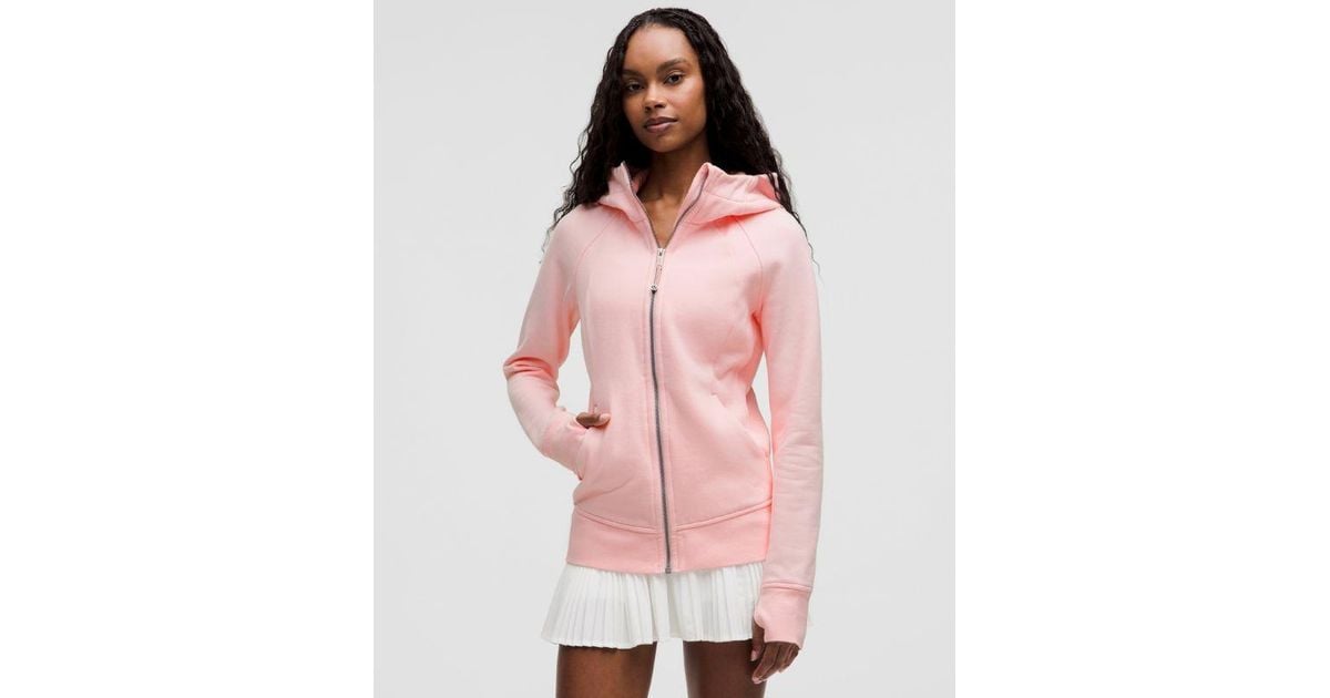 lululemon Scuba Full-Zip Hoodie in Pink Lyst UK