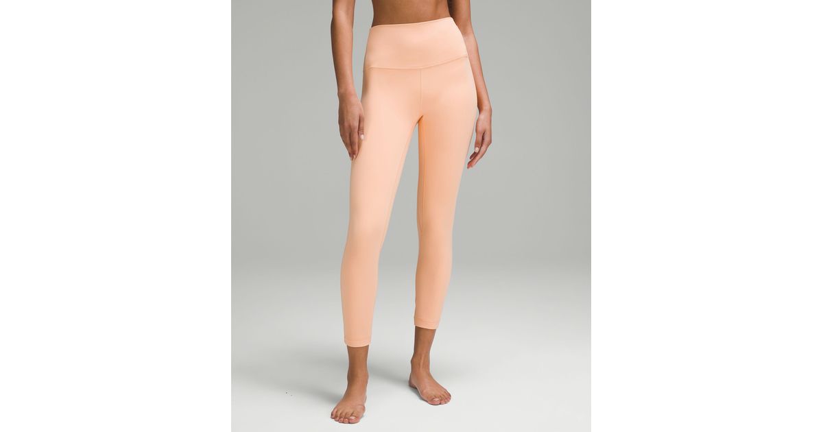 lululemon athletica Align High-rise Pants - 25 - Color Orange/pastel -  Size 10 in Natural