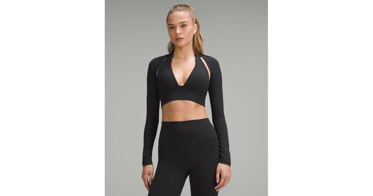lululemon – Nulu Long-Sleeve Yoga Shrug – – Size 18 in Black