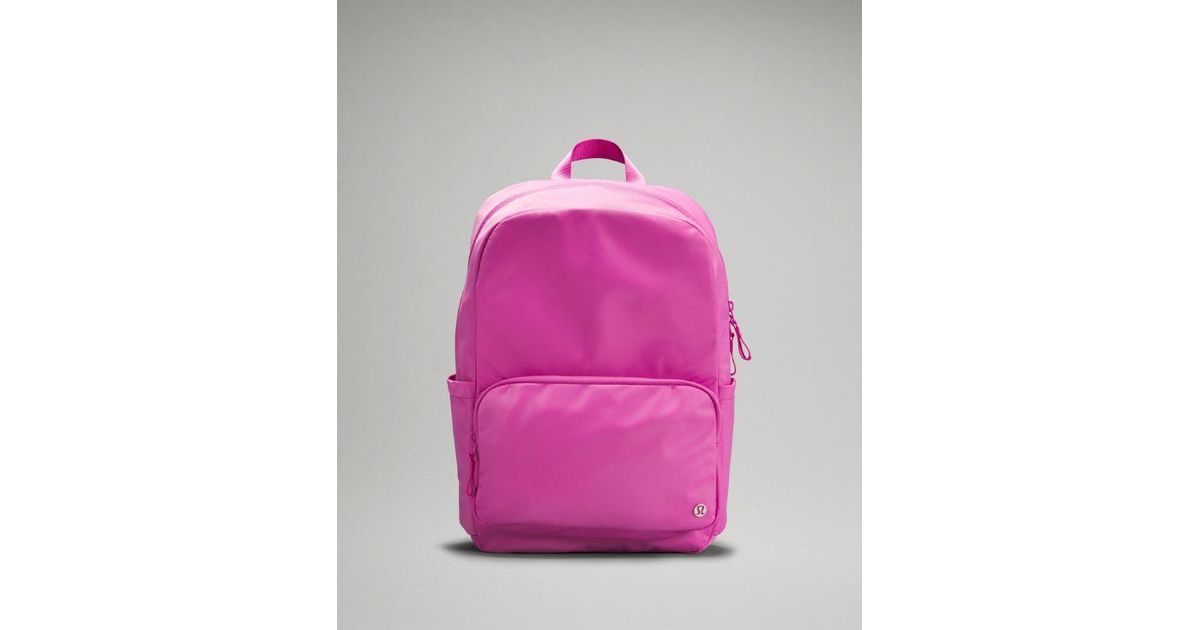 Pink lululemon backpack hot sale