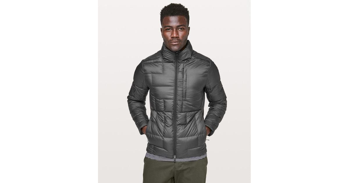 lululemon black down jacket