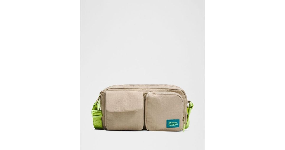 lululemon crossbody bag green Athletica Everywhere Belt 1L (Tidewater Teal) lululemon Multi Pocket Crossbody Bag
