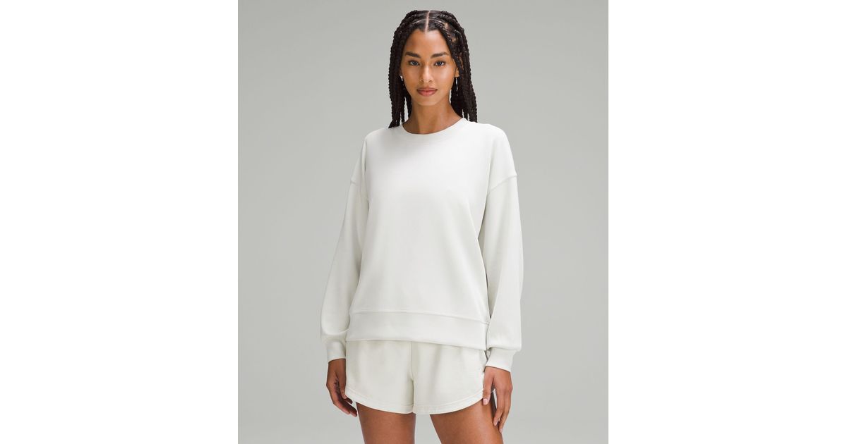 lululemon athletica Softstreme Crewneck Pullover in White