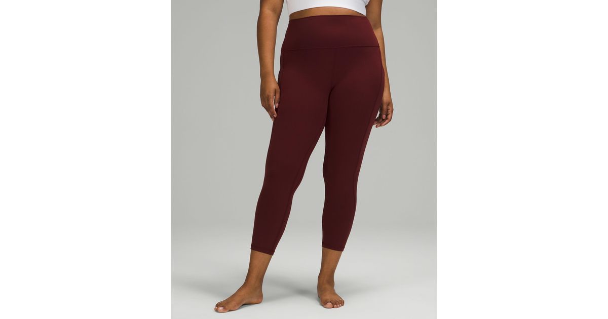 lululemon athletica Aligntm High-rise Crop With Pockets 23 in Red
