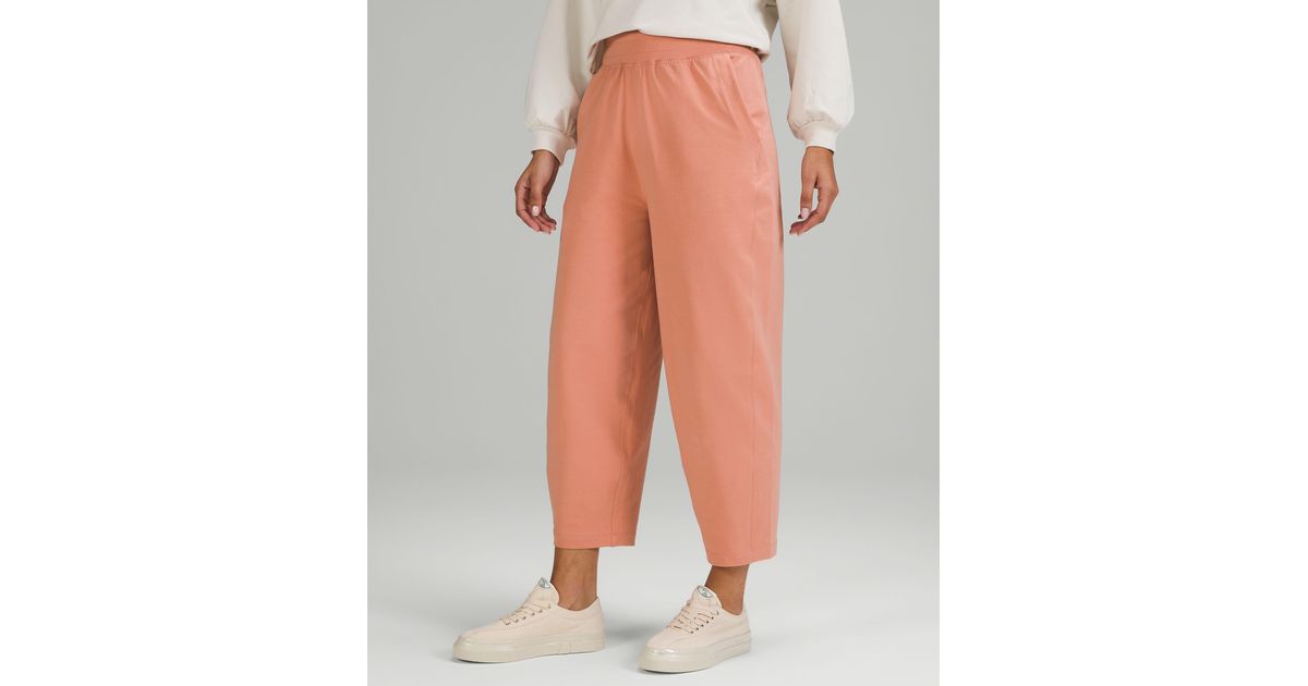 lululemon athletica La Barrel Leg Pants in Orange Lyst