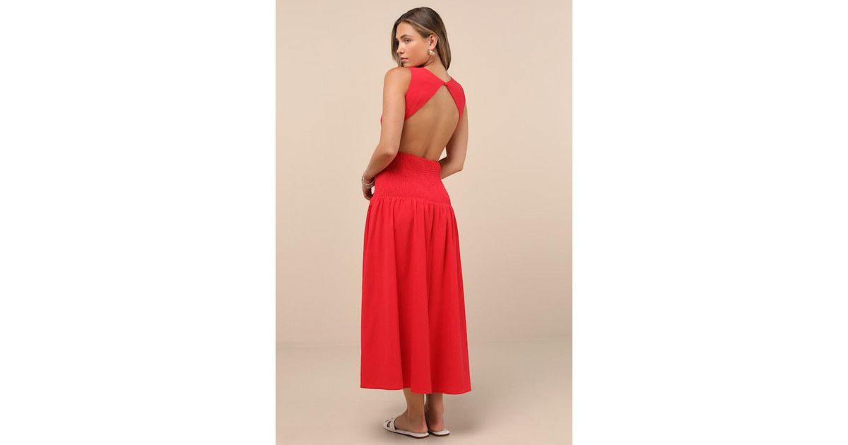 blue dress for baby girl SOFIA FRINGE HIGH SLIT MIDI DRESS IN BURGUNDY  AKIRA