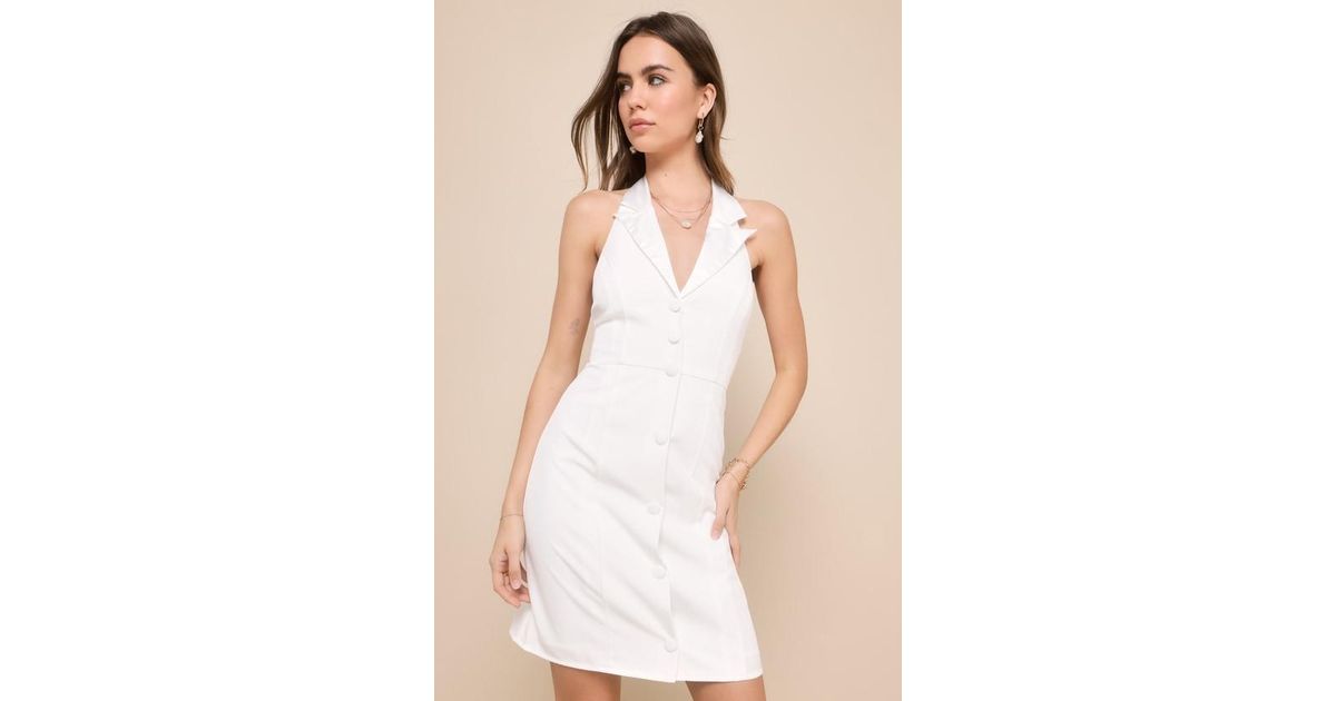 collared backless dress Amazon.com: DDDHL Long Sleeve Dress for Women Women's Summer Sexy Solid Color Pile Collared Dress Backless Straps Dress (Green, S) : Clothing, Shoes & Jewelry