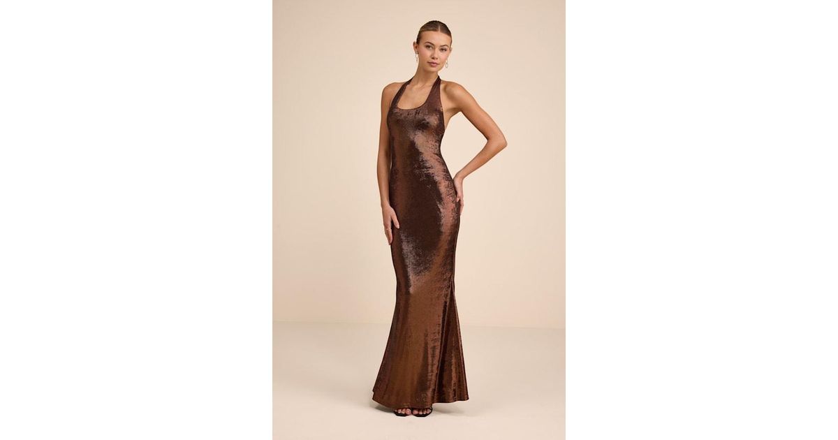 shiny halter dress Navy Shiny Satin Halter Mermaid Sexy Backless Formal Dresses, CP1039