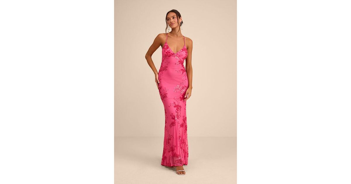 valhalla sequin lace up maxi dress Lulus Valhalla Sequin Lace-Up Maxi Dress in Pink