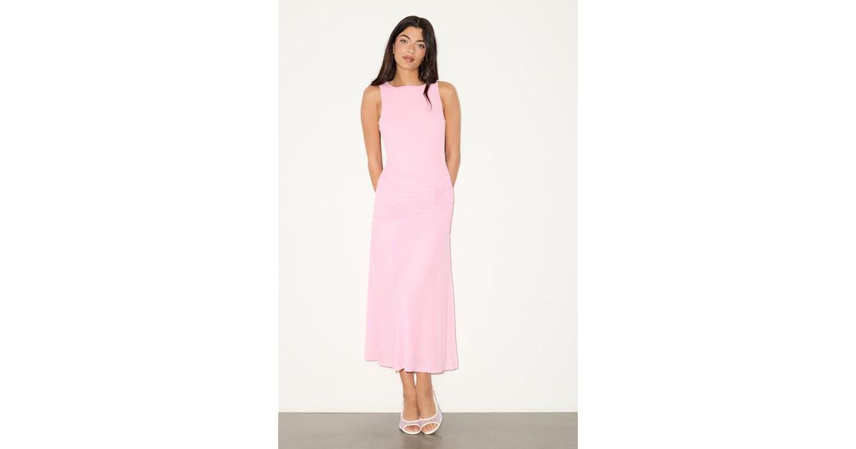 loren pink maxi dress Rent House Of Cb Pink Dress UK 8