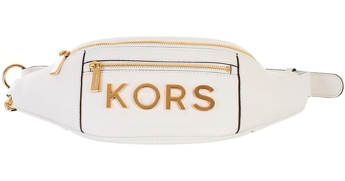 michael kors fanny pack white