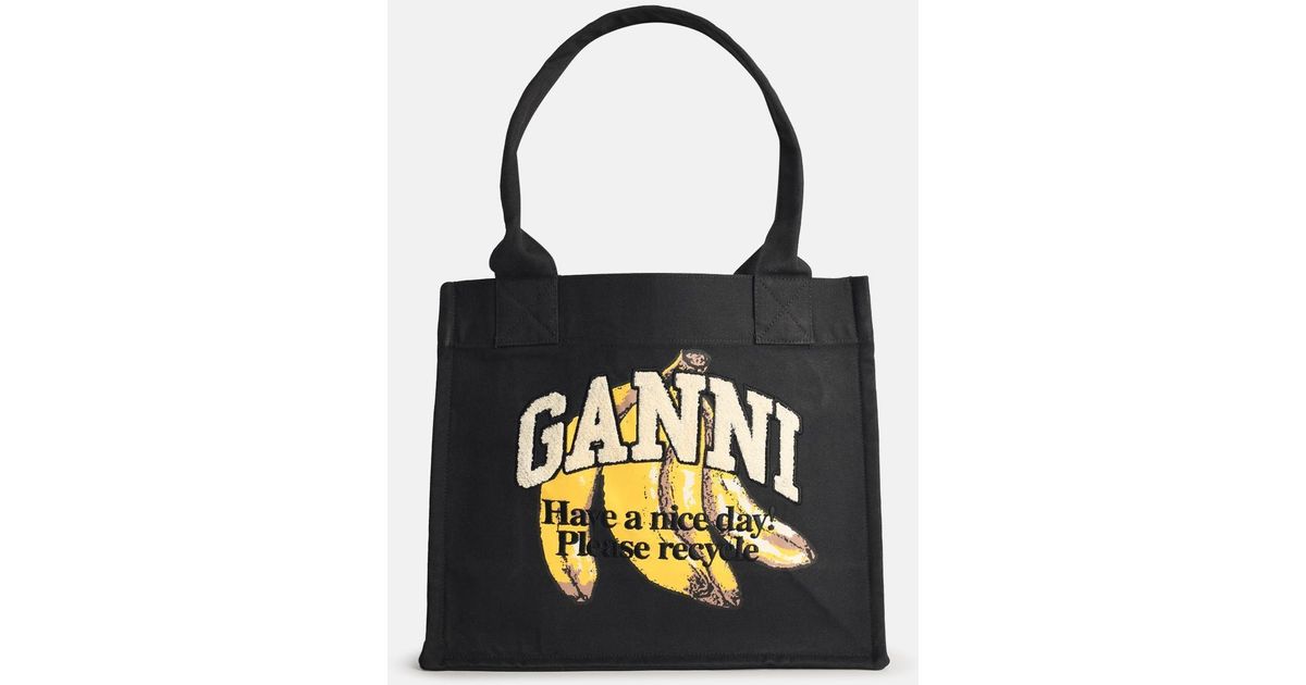 Ganni Women's Keychain Banana Black main image 1