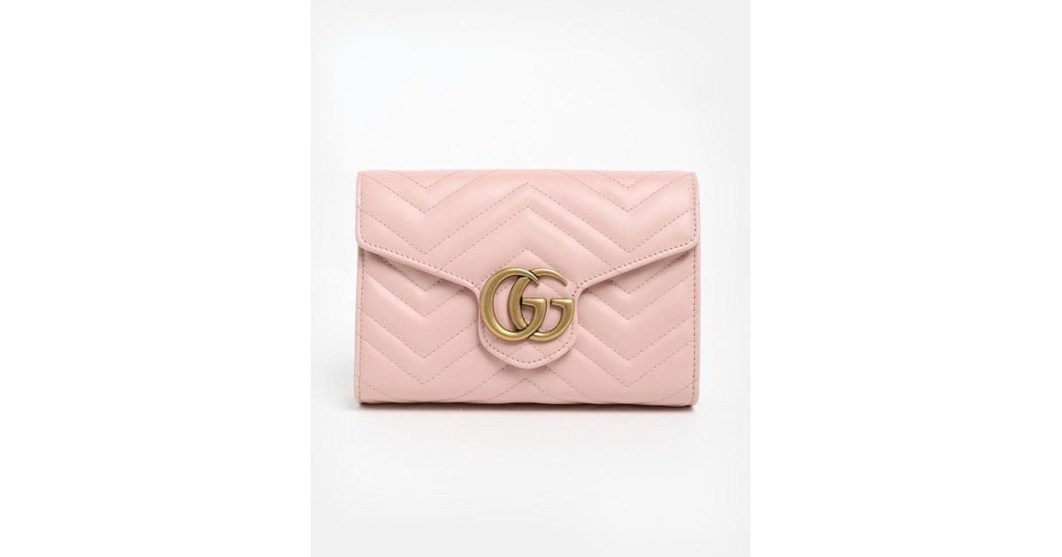 (WMNS) GUCCI Marmont Series LeatherBag MIni-Size Pink 476433-DTDCP-5815