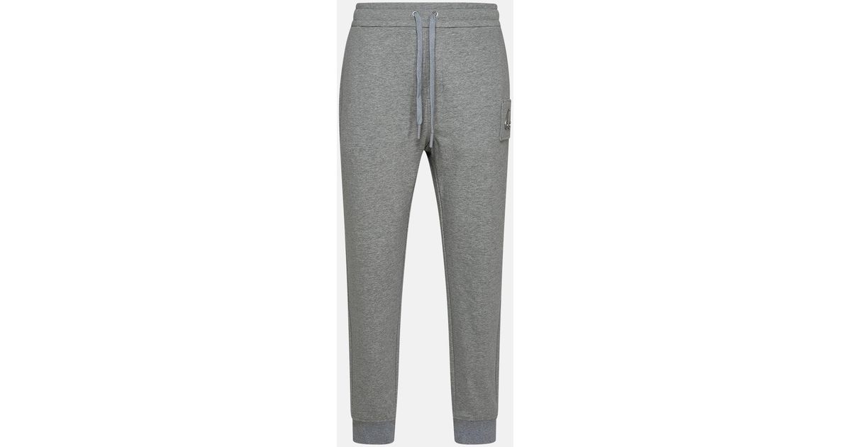 Moose Knuckles Gray Cotton Pants for Men Lyst