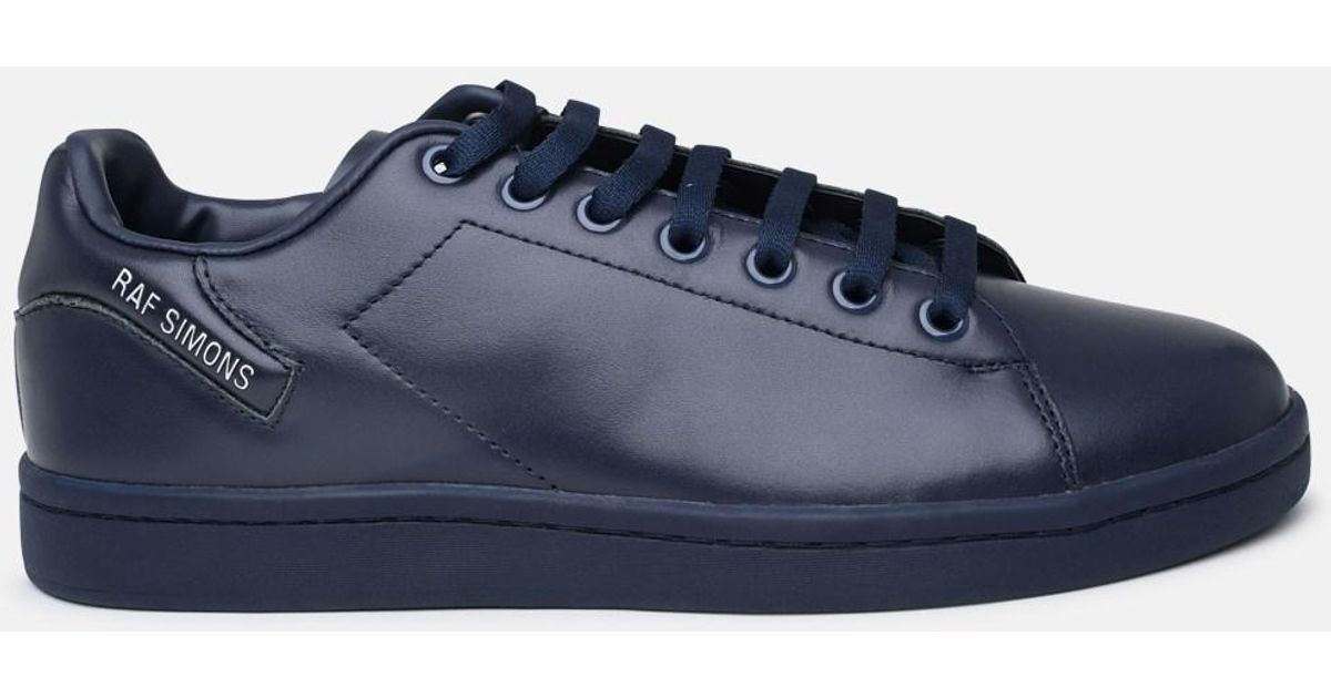 Raf Simons Orion Blue Leather Sneakers for Men | Lyst