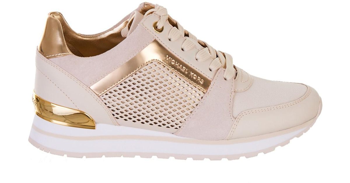 michael kors billie trainer beige