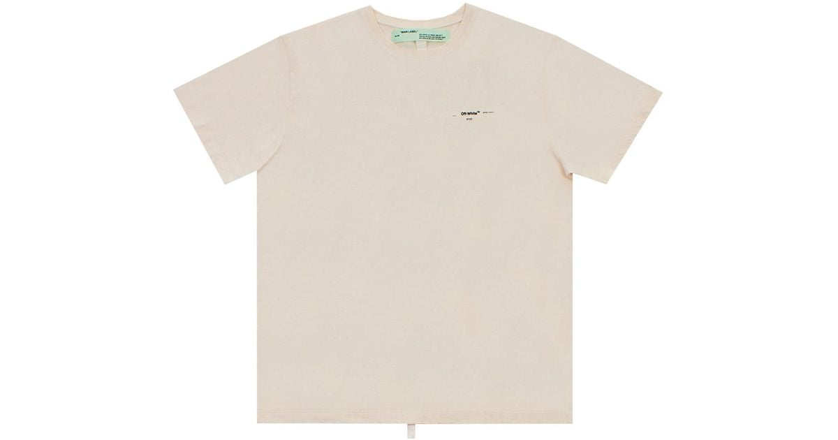 Off-White c/o Virgil Abloh Cream Dondi Bus T-shirt in White for