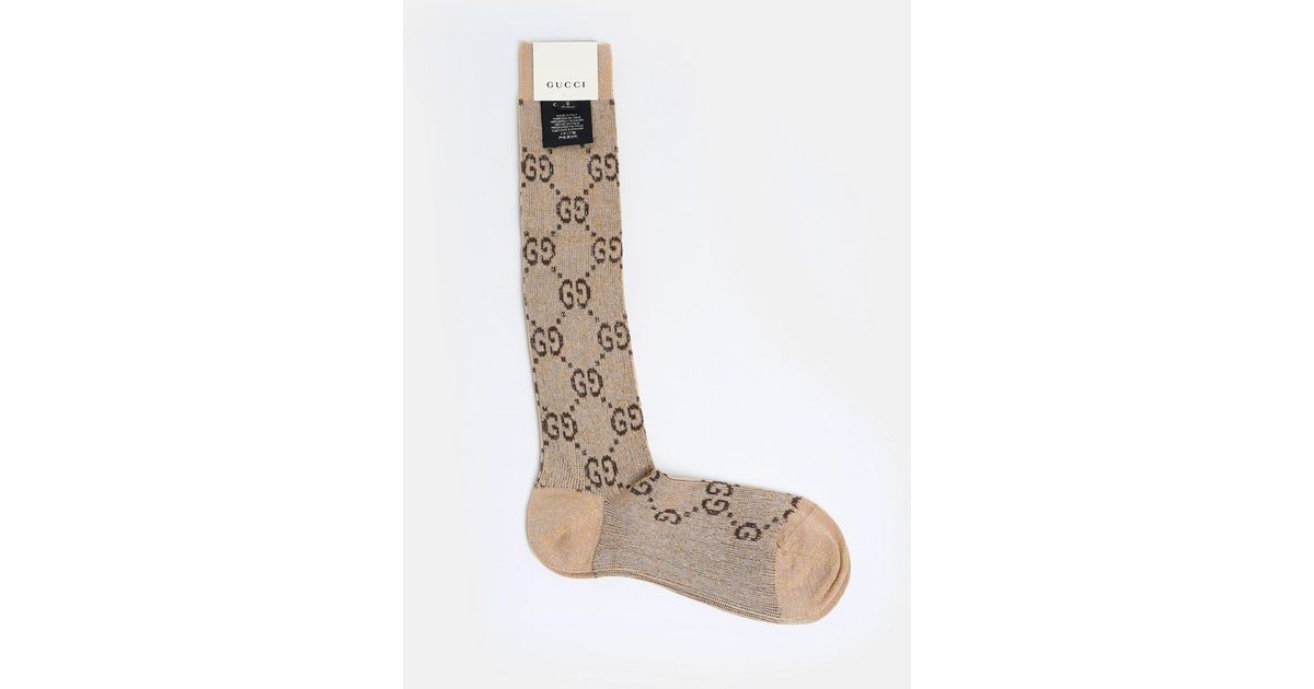 gucci beige socks