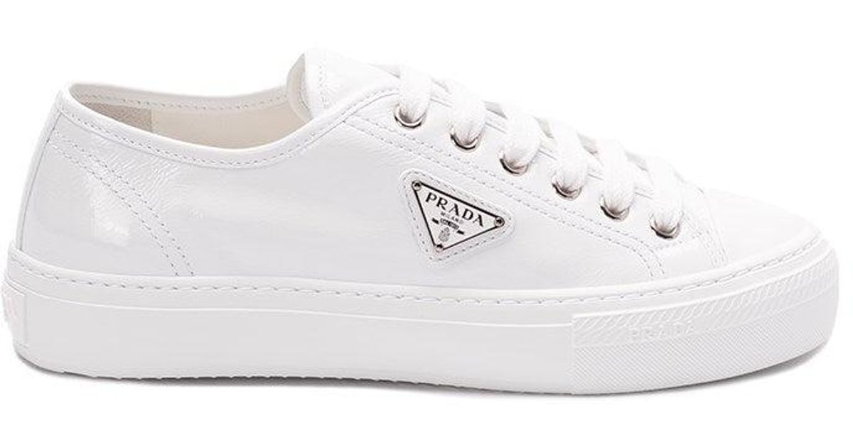 【PRADA】NAPLAK SNEAKERS Prada Naplak Sneakers | Saks Fifth Avenue