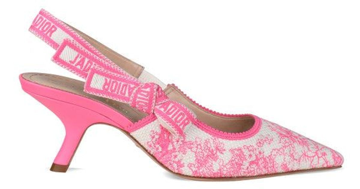 Dior Dior J'Adior Dioriviera Slingback Pump in Pink | Lyst